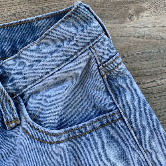 Brandy Light Denim High Rise Mom Jeans Pants - Picture 8 of 13